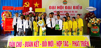 Đại hội đại biểu Hội Nông dân xã Óc Eo nhiệm kỳ 2025 - 2030