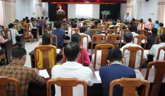 Tập huấn nghiệp vụ dân số và phát triển cho cộng tác viên dân số Tập huấn nghiệp vụ dân số và phát triển cho cộng tác viên dân số