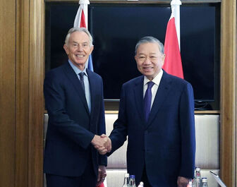 Tổng Bí thư Tô Lâm gặp nguyên Thủ tướng Anh Tony Blair