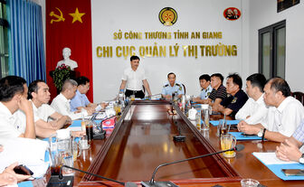 Văn phòng Thường trực Ban Chỉ đạo 389 quốc gia làm việc tại An Giang