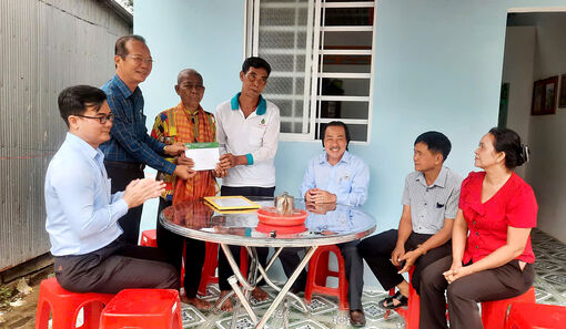 Bàn giao 5 Mái ấm ATV cho hộ nghèo xã Ô Lâm