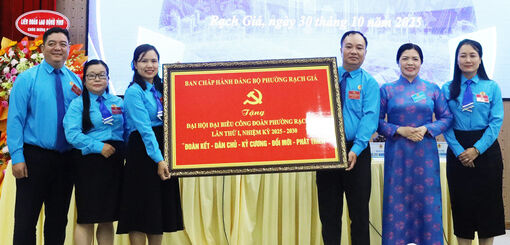 Đại hội đại biểu Công đoàn phường Rạch Giá lần thứ I