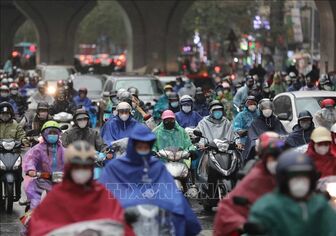 Không khí lạnh tăng cường, miền Bắc trời rét kèm mưa