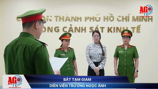 Bắt tạm giam diễn viên Trương Ngọc Ánh Bắt tạm giam diễn viên Trương Ngọc Ánh