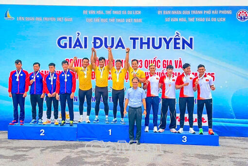 Đội Canoeing Cà Mau đoạt 10 huy chương quốc gia