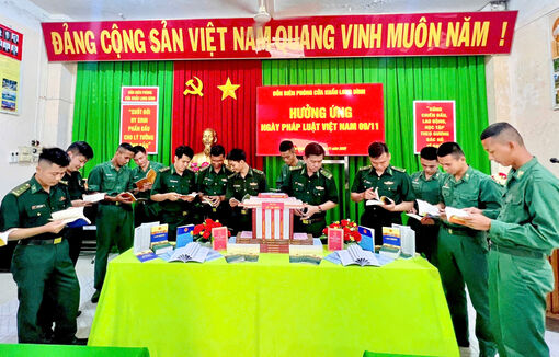 Lan tỏa tinh thần thượng tôn pháp luật trong Bộ đội Biên phòng tỉnh An Giang