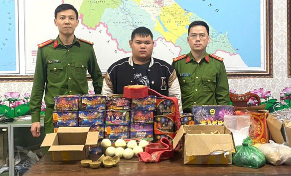 Phá đường dây mua bán pháo nổ 'khủng' hoạt động liên tỉnh