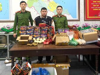 Phá đường dây mua bán pháo nổ 'khủng' hoạt động liên tỉnh
