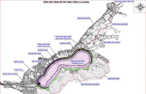 Đầu tư hồ nước Dương Đông 2 với tổng chi phí 2.950 tỷ đồng