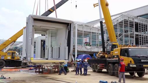 Đồng loạt lắp đặt thiết bị sân bay Long Thành