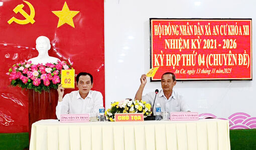 HĐND xã An Cư triệu tập kỳ họp lần thứ 4