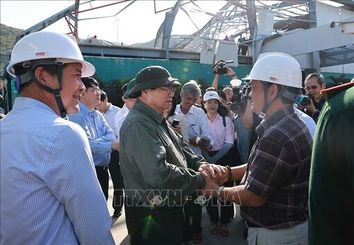 Thủ tướng Phạm Minh Chính kiểm tra công tác khắc phục hậu quả bão lũ tại Gia Lai