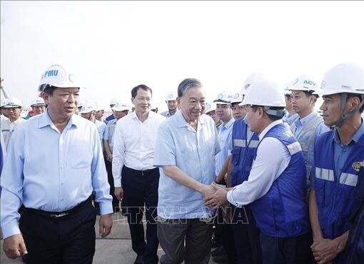 Tổng Bí thư Tô Lâm thăm Dự án Cảng Hàng không quốc tế Long Thành
