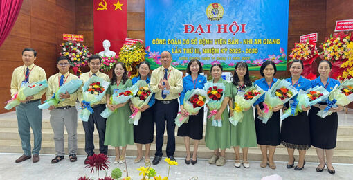 Đại hội Công đoàn cơ sở Bệnh viện Sản - Nhi An Giang