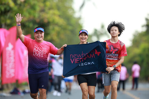 Hơn 500 người tham gia Giải chạy Newborns Vietnam Run Out