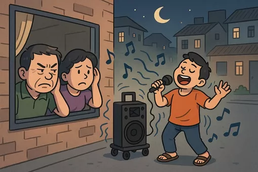 Nhà có em bé, hàng xóm hát karaoke ồn ào, 'nhờ tổ trưởng nhắc họ còn hát to hơn'