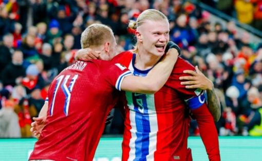 Song tấu Haaland - Sorloth bùng nổ, Na Uy tiến gần vé dự World Cup 2026