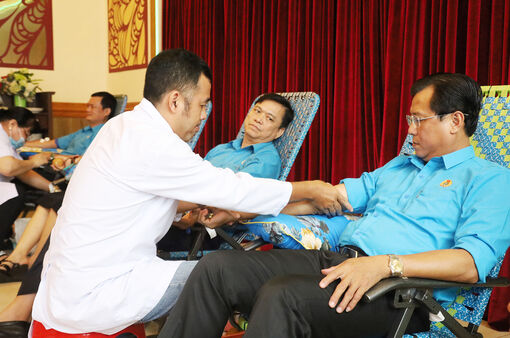 Công đoàn cơ sở Công ty Cổ phần Sài Gòn - Rạch Giá tổ chức hiến máu tình nguyện
