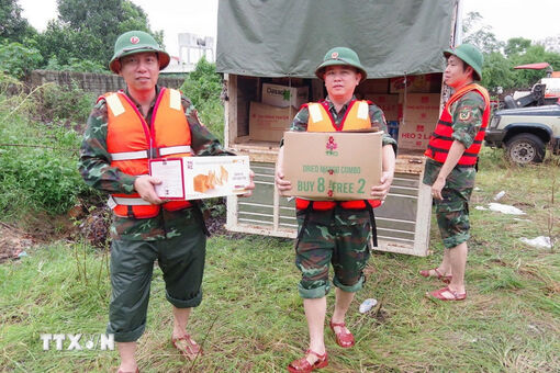 Gần 1.390 tỷ đồng đăng ký ủng hộ đồng bào vùng bão qua Ban Vận động cứu trợ Trung ương