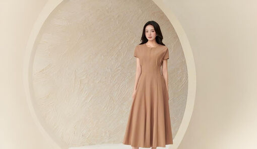 Trang phục chiết eo tôn 'đường cong' mềm mại của phái đẹp