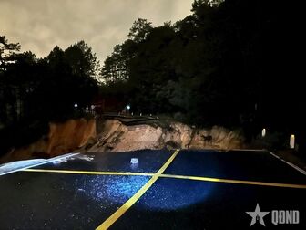 Đèo Mimosa sạt lở nghiêm trọng, giao thông trên đèo tê liệt