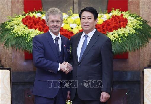 Chủ tịch nước Lương Cường tiếp Chủ tịch Thượng viện Cộng hòa Séc