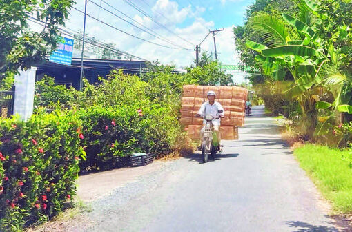 Nghề làm ngư cụ nhộn nhịp mùa nước nổi