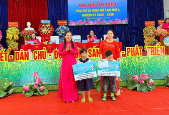 Định Mỹ giúp phụ nữ vượt khó, giảm nghèo