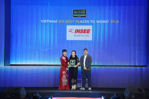 INSEE Việt Nam tự hào hành trình 6 năm được vinh danh “Top 100 nơi làm việc tốt nhất Việt Nam”