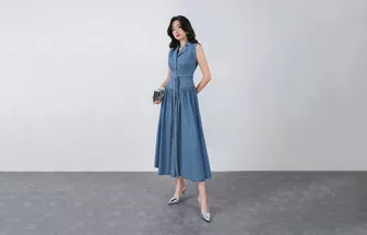 Tiện lợi và không bao giờ lỗi mốt với những chiếc đầm denim
