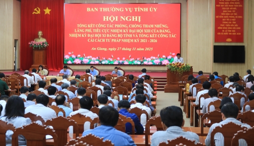 Công tác phòng, chống tham nhũng, lãng phí, tiêu cực và cải cách tư pháp được đạt nhiều kết quả quan trọng