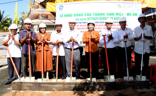 Phường Rạch Giá khởi công xây cầu Tổ 12