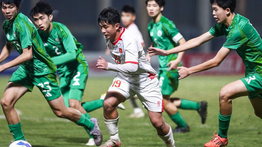 Thắng U17 Ma Cao (Trung Quốc) 4-0, U17 Việt Nam vững ngôi đầu bảng