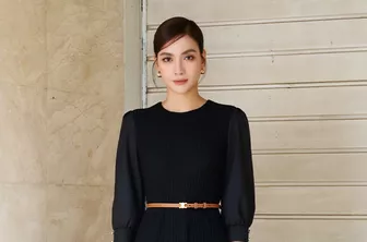 Đầm phối thắt lưng, bí quyết tôn dáng trong tích tắc