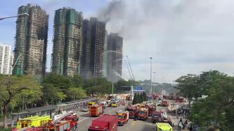 Kết thúc công tác tìm kiếm nạn nhân vụ cháy chung cư ở Hong Kong (Trung Quốc)