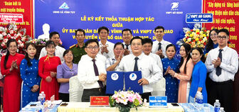 UBND xã Vĩnh Tuy thỏa thuận hợp tác chuyển đổi số với VNPT Gò Quao