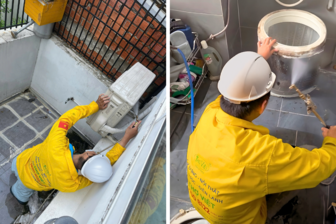 Vệ sinh máy lạnh, máy giặt sạch khuẩn, giá rẻ tại Thợ Việt