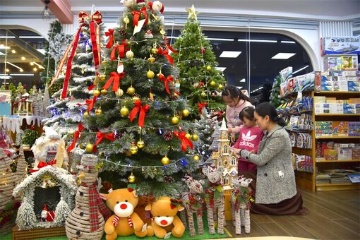 Rộn ràng thị trường Giáng sinh 2025