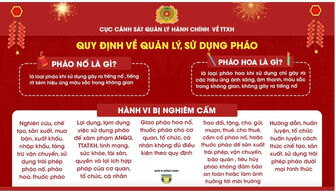 Phát động phong trào “Toàn dân tham gia chấp hành các quy định của pháp luật về quản lý, sử dụng pháo”