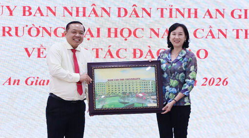 UBND tỉnh An Giang làm việc với Trường Đại học Nam Cần Thơ
