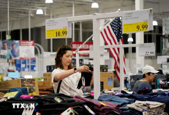 Mỹ: Thâm hụt thương mại giảm xuống mức thấp nhất kể từ năm 2009