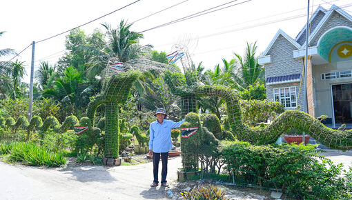 Độc lạ vườn kiểng mini