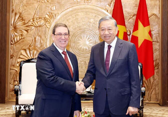 Tổng Bí thư tiếp Đặc phái viên Đảng, Nhà nước Cuba, Bộ trưởng Ngoại giao Cuba