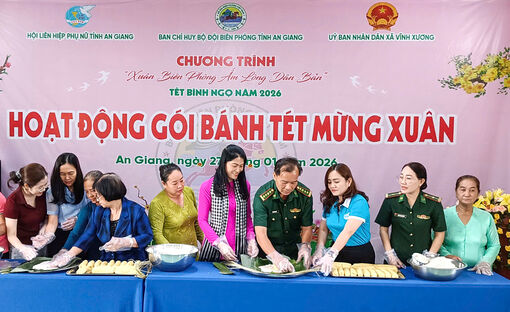Xuân biên giới - trao gửi yêu thương