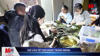 Giữ lửa Tết nơi nông trang Israel