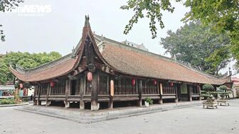 Ngôi đình cổ dáng nhà sàn "độc nhất vô nhị" ở xứ Kinh Bắc