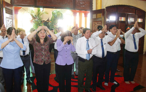 Xã Vĩnh An kỷ niệm 153 năm Ngày mất của Đức Quản cơ Trần Văn Thành