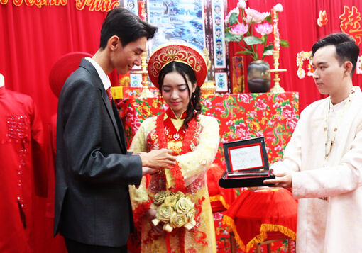 Tái hiện đám cưới xưa ở Nam Bộ