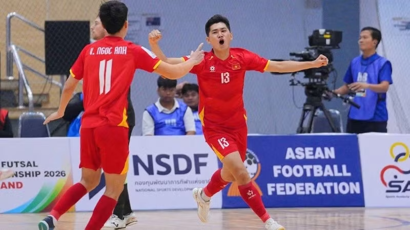 Đội tuyển futsal Việt Nam giành Huy chương Đồng Đông Nam Á