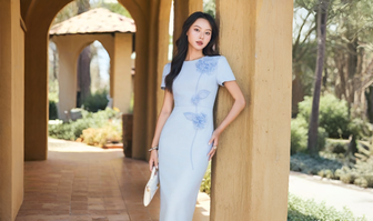 Xanh dương pastel, gam xanh trong trẻo tôn nét dịu dàng ngày nắng